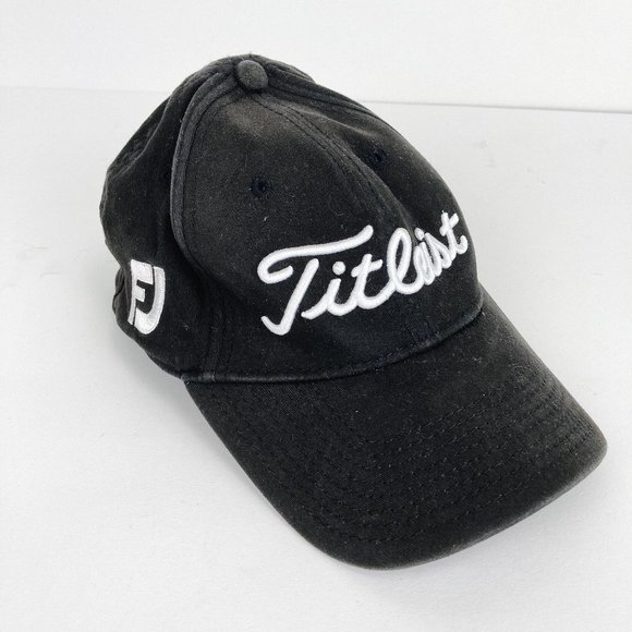 Titleist Black One Size Baseball Cap Hat FJ